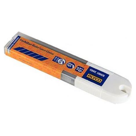 DISPENSADOR 10 CUCHILLAS FRAGMENTABLES 25 MM SK2H ALYCO (1/2)