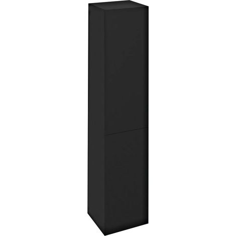Meuble de rangement ESPACE 35x172x32cm, 2x porte, gauche/droite/noir mat (1/4)