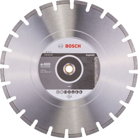 Meule à tronçonner diamantée standard : 400 x 20 / 2540 x 36 x 8 BOSCH 2608602626 (1/5)