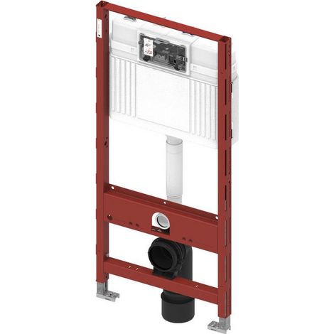 TECE TECEprofil WC-Modul mit Uni-Spülkasten, mit integrierter Hygienespülfunktion Warm- und Kaltwasser, BH: 1120 mm, 9300100 (1/2)