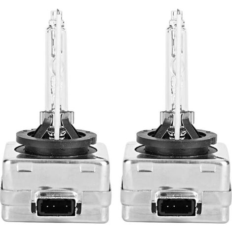 2 lámparas xenón D1S de 35W 6000K, repuesto de bombillas para faros de coche, más brillantes, más seguras y con mayor vida útil para la conducción nocturna (1/5)
