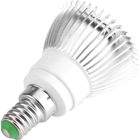 18-W-Vollspektrum-LED-Pflanzenlampe 85–265 V, 18 LEDs für Hydrokulturpflanzen und Blumen, E14-Fassung (1/5)