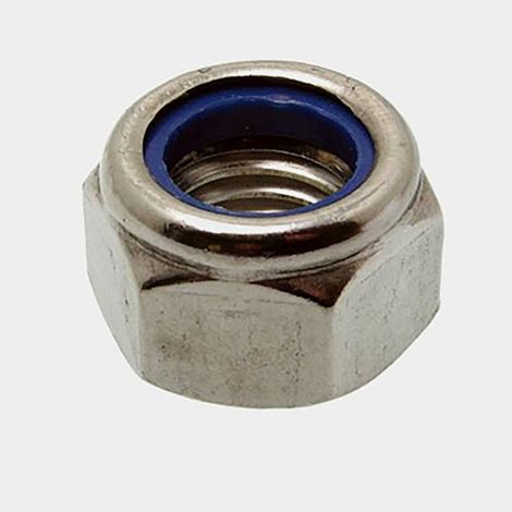 Écrou Indesserrable Bague en Nylon Inox A2 DIN 985 Ø 6 mm (lot de 5 pièces)