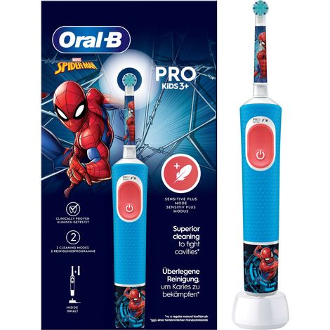 Oral-B Pro Kids Niño Cepillo de dientes oscilante Azul, Blanco