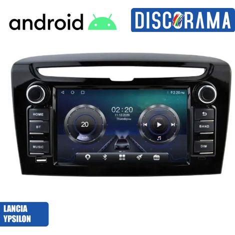 DISCORAMA® AUTORADIO ANDROID 2/32GB PER LANCIA YPSILON 2012-2020 STEREO AUTO TOUCH 7″ WIFI NAVIGATORE (1/5)