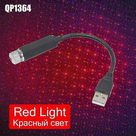 Éclairage d'ambiance pour voiture, éclairage intérieur de toit, projecteur LED ciel étoilé, éclairage LED pour discothèque, éclairage à commande vocale (1/5)