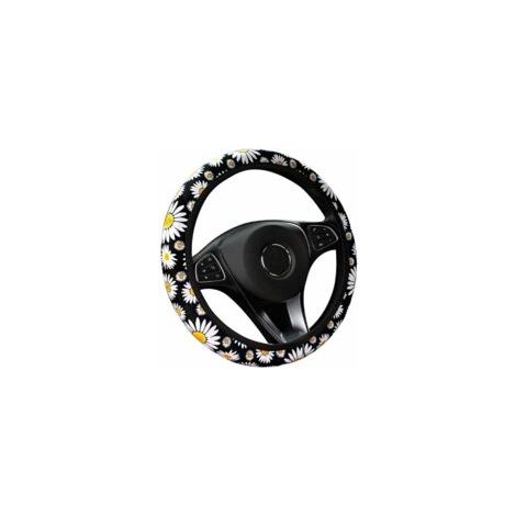 Adatto per coprivolanti con graziose margherite, rivestimenti interni per auto in maglia, accessori universali, senza anello interno.