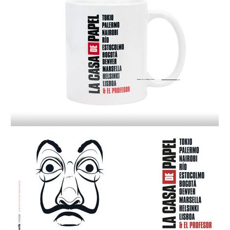 Mug - Grupo Erik - La Casa De Papel - 300 ml - Céramique - Compatible lave-vaisselle (1/4)