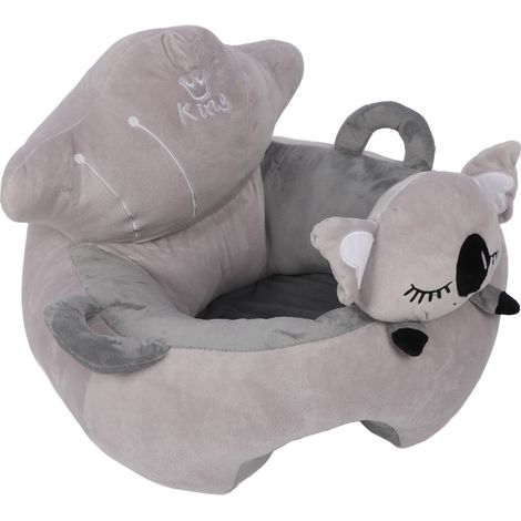 Siège de soutien pour bébé, canapé pliable, doux et confortable, style dessin animé, idéal pour l'éveil des nourrissons en intérieur (5 pièces). (1/5)
