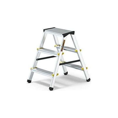 Vigor Sgabello in Alluminio KITty Doppia Salita 3+3