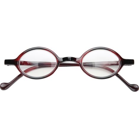 Lunettes de lecture vintage anti-lumière bleue et anti-fatigue pour presbytes (+250, monture rouge) (1/5)
