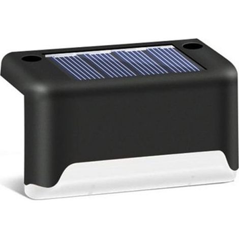 Solar Deck Lights - 3 Lumen Warm White LED - IP65 Weatherproof ABS Outdoor Step Light for Stairs Patio Garden - 1 Piece (1/5)