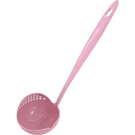 2 En 1 (rose) Cuillre Cumoire Et Louche,ustensile De Cuisine (1/5)