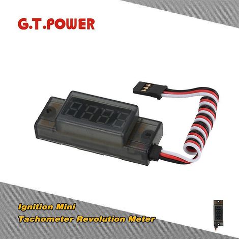 GTPOWER Zündungs-Mini-Drehzahlmesser für RC CDI Benzinmotoren