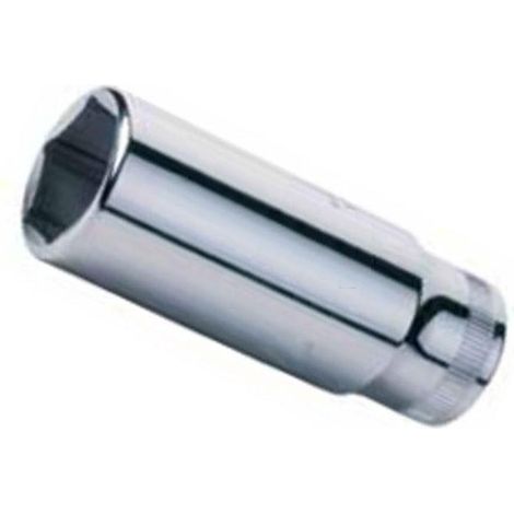 llave vaso cuadradillo 1/4 boca hexagonal serie larga metrica m-14