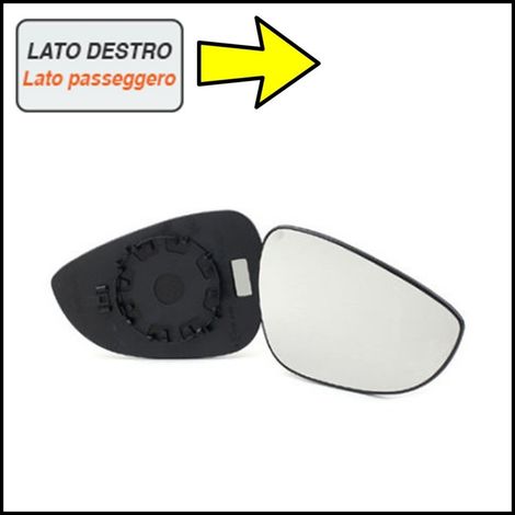 Piastra vetro termico lato dx-passeggero ford fiesta  b-max artB-061