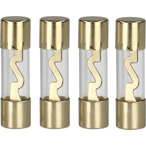 ACV Fusibile a cartuccia in vetro HiFi per auto 60 A 4 pz.