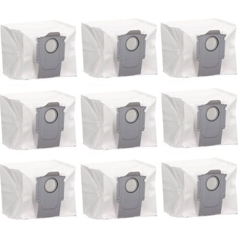 Sacs poussière jetables pour Roborock G10S Pro T8 Q7 Max+ S7 MaxV Ultra - Lot de 9 sacs non tissés hermétiques (1/5)
