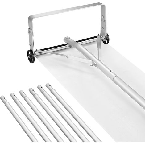 Râteau à Neige de Toit, 47 cm, Râteau de Déneigement Réglable 1,58-9,13 m, avec Lame en Aluminium, Roues Inférieures, Poignée Antidérapante, Outil pour Enlever Neige et Feuilles du Toit Garages (1/5)