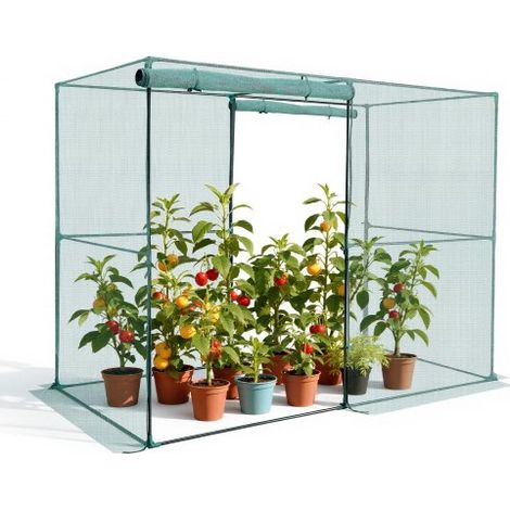 Rete per Ortaggi da Giardino da 2,39 x 1,2 x 1,8 m con Porta con (1/5)