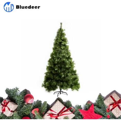 Künstlicher-Weihnachtsbaum 210 cm künstlich Tannenbaum mit 505 Spitzen Christbaum Weihnachtsdeko inkl. Metallständer für drinnen (1/5)