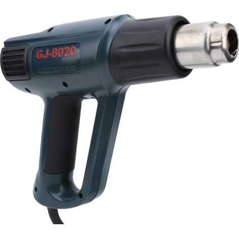 Pistolet à air chaud 2000W 220V avec écran LCD, température réglable pour soudure, ramollissement et peinture, prise UE (1/5)