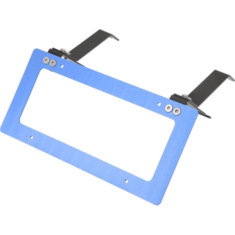 Front-Kennzeichenhalterung, Leichtmetall, blau (1/5)