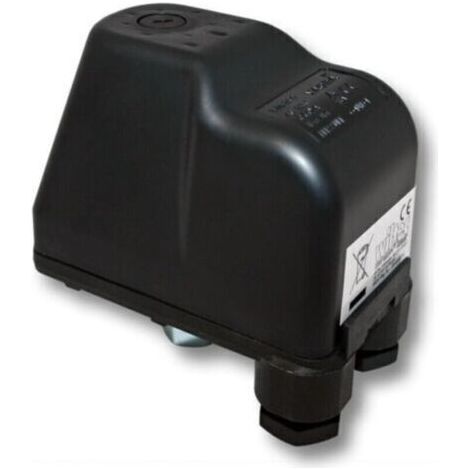 Pressostat réglable 1-phase 230V Plage de pression 1,4 à 4,1 bars IP56 pour installations domestiques 10A pour pompes et compresseurs (1/4)