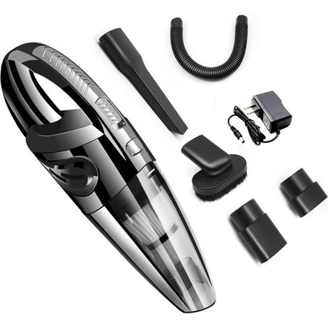 Aspirateur à main sans fil 120 W – Aspirateur portable compact à forte puissance d'aspiration – Mini-aspirateur pour voiture et maison (1/5)