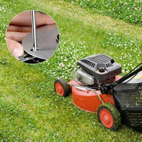 Lame Robot Tondeuse - Acier Titane - Compatible Husqvarna Gardena Flymo McCulloch Hercule - 30 Pièces Avec Vis (1/5)