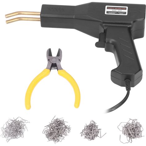 Pistolet à clous thermofusibles 50 W, machine à souder, outils de garage, kit de réparation de pare-chocs de voiture, machine de réparation à souder, noir, prise standard américaine 110 V (1/5)