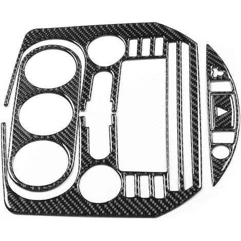 4-teiliges Carbonfaser-Mittelkonsolen-Rahmen-Dekor-Set für Mazda MX-5 / Roadster NCB