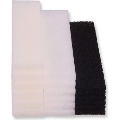 Compatible Pack de Valeur pour U4 Filtre (6X Mousse, 6X Mousse au Charbon Actif, 6X Polyester)