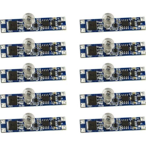 10X module capteur capacitif PCBALED, variateur LED 5V-24V 8A avec interrupteur tactile (1/5)