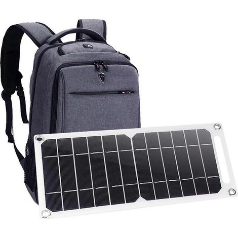 Compatible avec chargeur solaire portable pour téléphones portables, chargeur portable pour téléphone portable, kit de survie pour tablette en camping. (1/5)