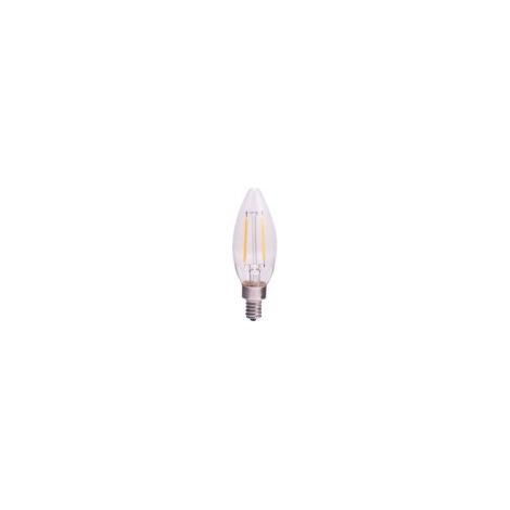 Ampoule LED E14 flamme transparente 2W 250 lm 2700K IP54 Lutec LONDON
