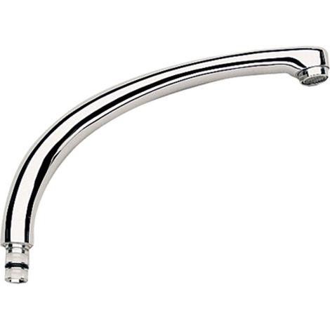Grohe Gussauslauf, mit Mousseur, mit Anschlagbegrenzung, 226mm, StarLight, Chrom, 13142000 (1/2)