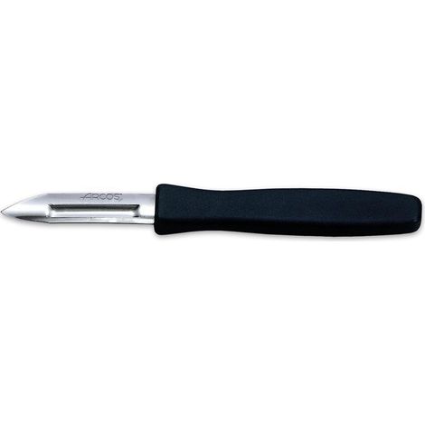 Cuchillo Mondador pelador Arcos 181300 con hoja de acero inoxidable y mango de Polipropileno de 60 mm en caja expositora