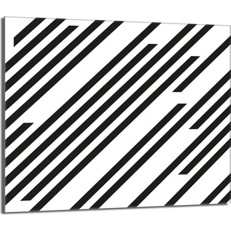 Protezione per piano cottura in vetro 60x52 strisce (1/5)