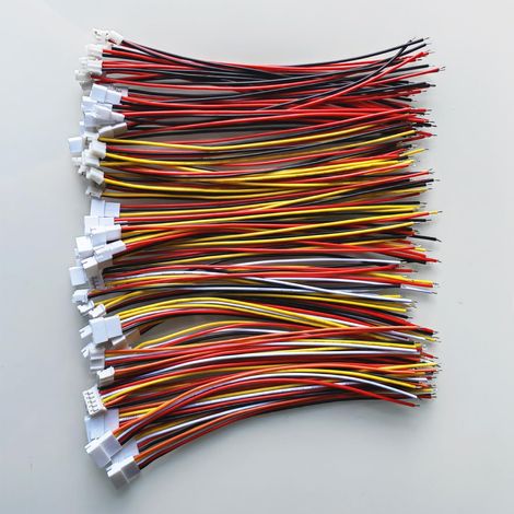 30 Paires 24AWG JST PH2.0 Câble de Connecteur 2/3/4/5 Broches Mâles et Femelle avec Câble de 15cm, JST PH 2.0mm 2/3/4/5 Pin Adaptateur de Connecteur