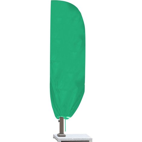 Housse imperméable pour parasol de jardin Housse de protection pour terrasse extérieure Housse de pluie 26540 cm (verte) (1/5)