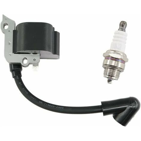 Bobina di accensione con candela per motosega Stihl FS38 FS46 FS45 FS55 FC55 FC55Z FC55-DZ HL45 HL45Z HL45-DZ HS45 HS45Z KM55 KM55RZ KM55C KM55R 4140 400 1308 H559