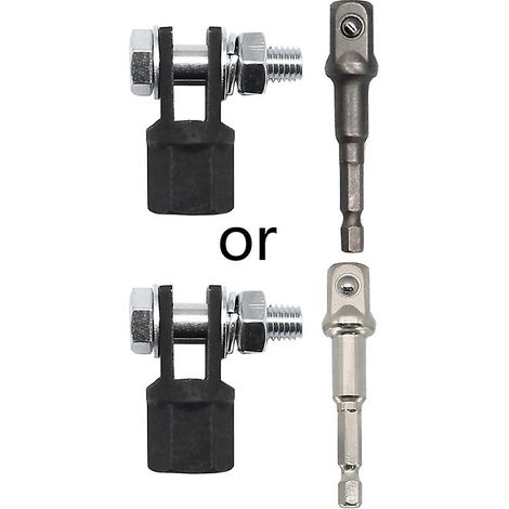 Adaptateur universel pour cric à ciseaux en acier vanadium 1/2 pouce, clé à chocs (1/5)