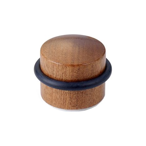 Blister mit 1 selbstklebendem Türstopper. Sapelli-Holz 2032-0a Inofix (1/2)