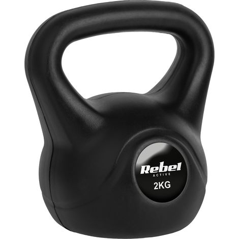 Kettlebell da 2 kg, palla di peso per esercizi addominali Rebel (1/5)