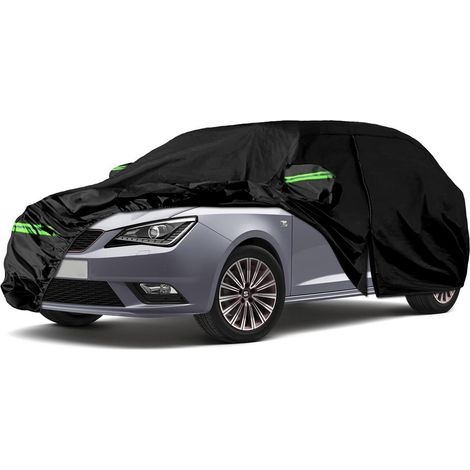 Bâche auto imperméable pour SEAT Ibiza 2008-2024, protection toutes saisons avec fermeture éclair (1/5)