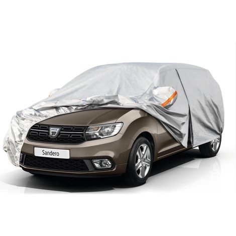 Autoabdeckung für Dacia Sandero (2008-2025) Wasserdicht Atmungsaktiv mit Reflektoren (1/5)
