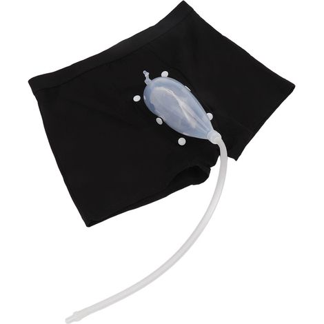 Ensemble collecteur d'urine pour urinoir masculin, short hygiénique et sûr, entonnoir et collecteur d'urine pour hommes âgés et patients (1/5)