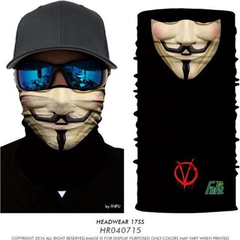 Bandana - Cache-cou - 3D Sans Couture - Polyester - Cyclisme - Pêche - Moto - Sport - HR040782 - 1 Pièce (1/4)