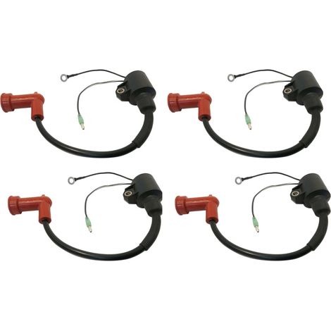 Geeignet für 4 Außenbordmotor-Zündspulenmodule 63V-85570-00-00 63V855700000